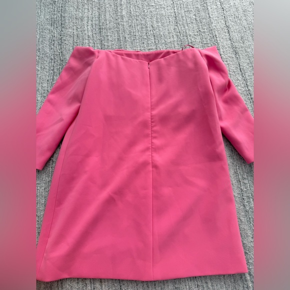 NWT Authentic Carolina Herrera Runway Off the Shoulder Minidress Size 6 - Picture 11 of 12